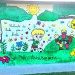 Ludoteca di via Gronchi, i bambini due volte protagonisti tra fumetti e murales